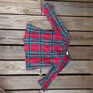 Girls size 10 JCrew Crewcuts Plaid Top